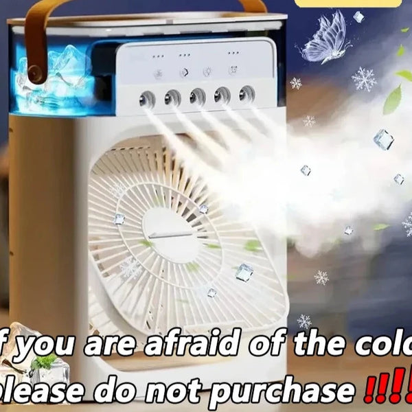 ⚡️ FLASH SALE! $14.99!⚡️3-In-1 Ice Mist Portable Air Cooler! 🧊 🥶 STAY COOL WITH THIS 🔥HOTTT🔥DEAL!