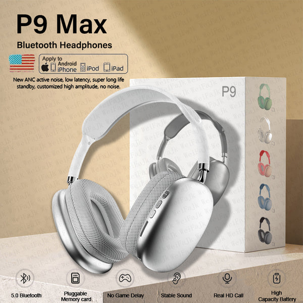 Max Style Wireless Bluetooth Headphones ACTIVE NOISE CANCELLING SURROUND SOUND FAST FREE SHIPPING!