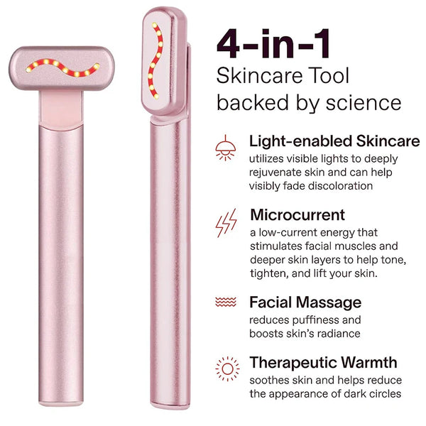 😍FACE ON FLEEK😍 RED LIGHT FACIAL THERAPY WAND!