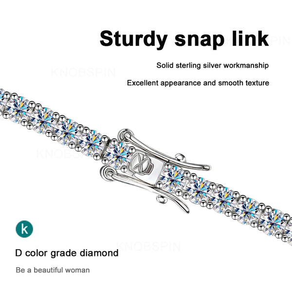 SHINE BRIGHT LIKE A 💎DIAMOND💎 MOISSANITE TENNIS BRACELET! STYLISH CHIC EFFORTLESS COOL! SHINE BRIGHT LIKE A 💎DIAMOND💎