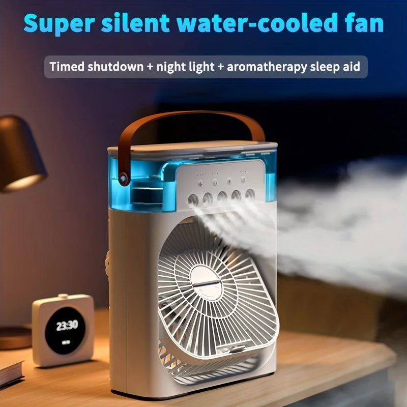 ⚡️ FLASH SALE! $14.99!⚡️3-In-1 Ice Mist Portable Air Cooler! 🧊 🥶 STAY COOL WITH THIS 🔥HOTTT🔥DEAL!