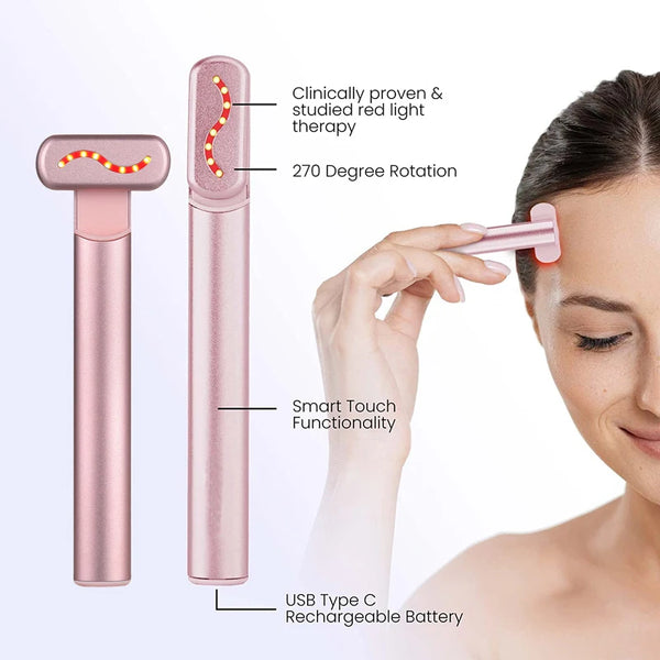 😍FACE ON FLEEK😍 RED LIGHT FACIAL THERAPY WAND!